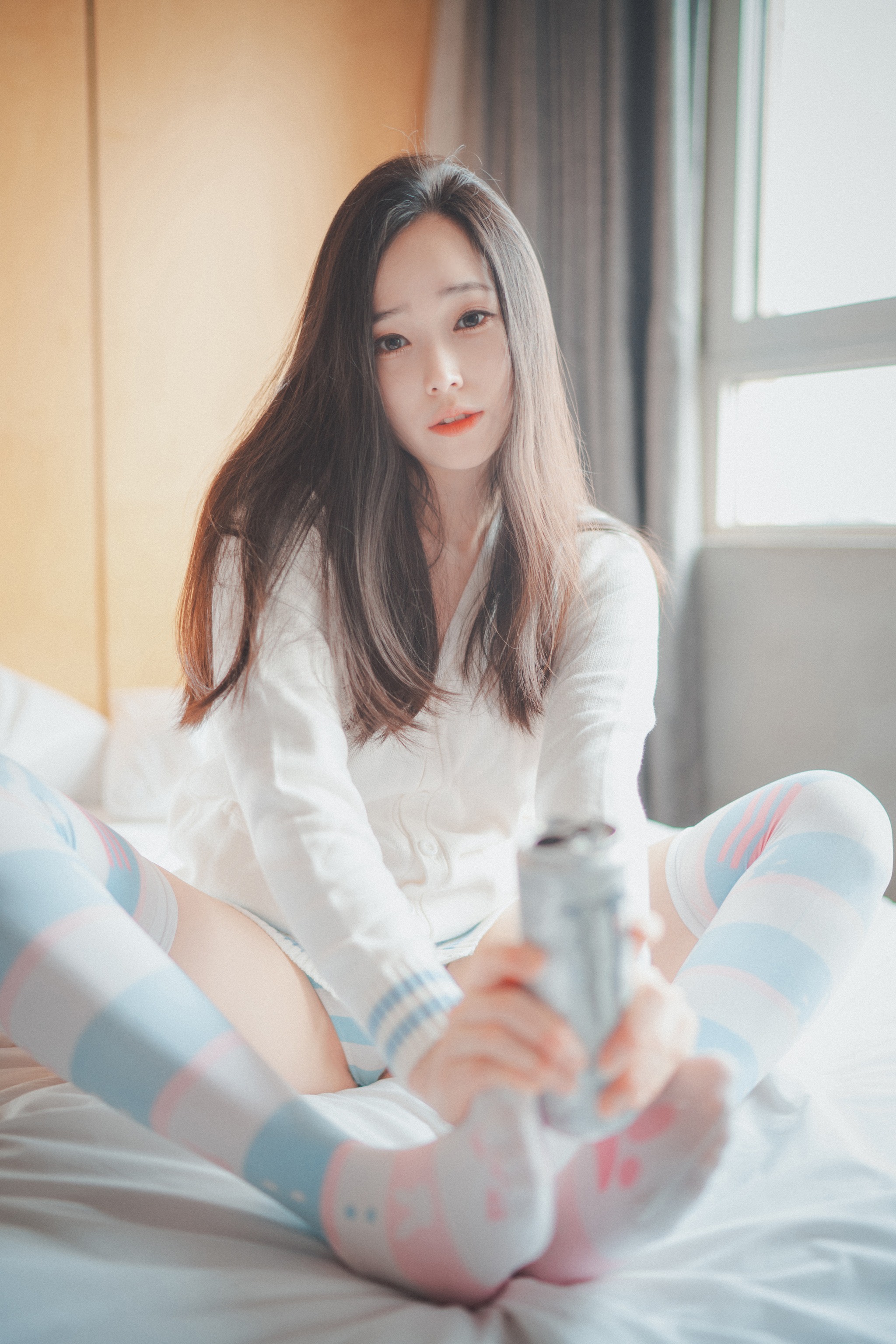 图片[1]-Bambi – NO.090 (밤비) [DJAWA] Homebody Girl [50P]-XikXak